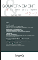 Gouvernement et action publique, v. 12, no 02